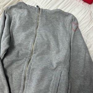 Peace Love World Zip Up Sweatshirt